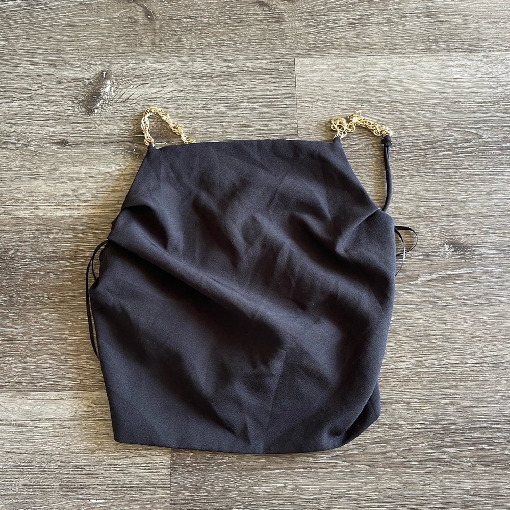 Zara Black Fabric Detail